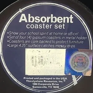 Thirstystone | Dining | New Set Of 4 Drink Coasters University Of ...